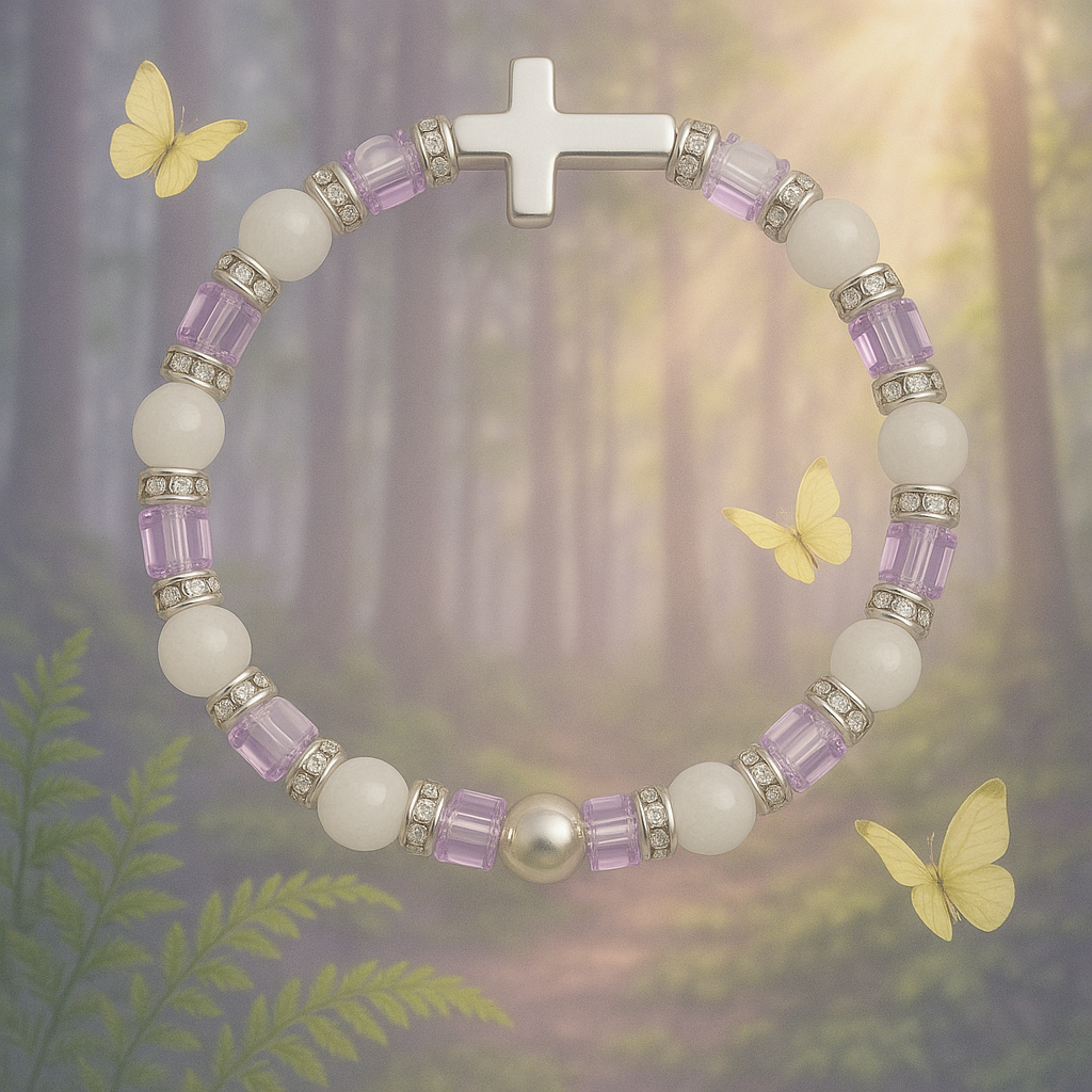 Courage Collection-Custom Cancer Awareness Jewelry "Breathe Again " For Lung Cancer