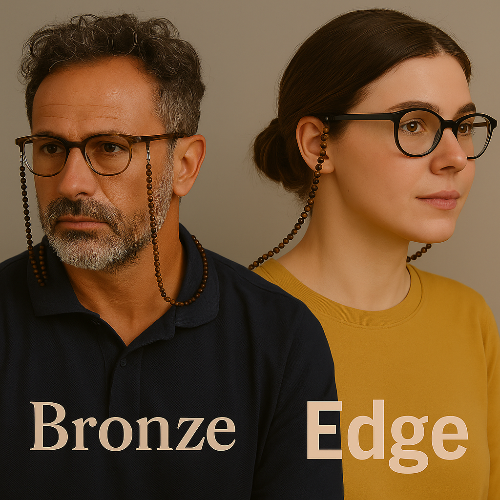 Eyeglass Catchers Collection-Bronze Edge