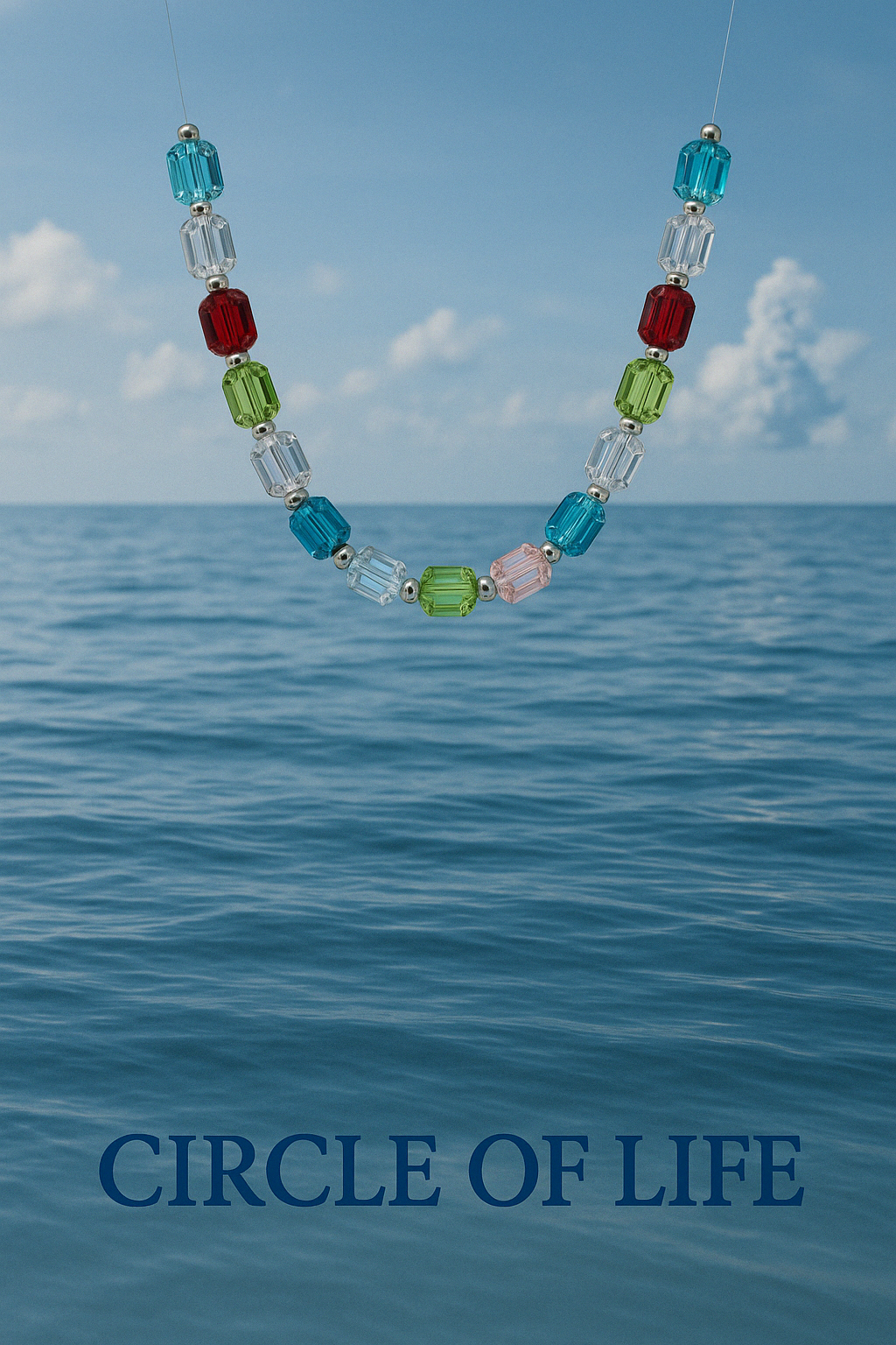 Memory-Custom made ,Necklace "Circle of Life "