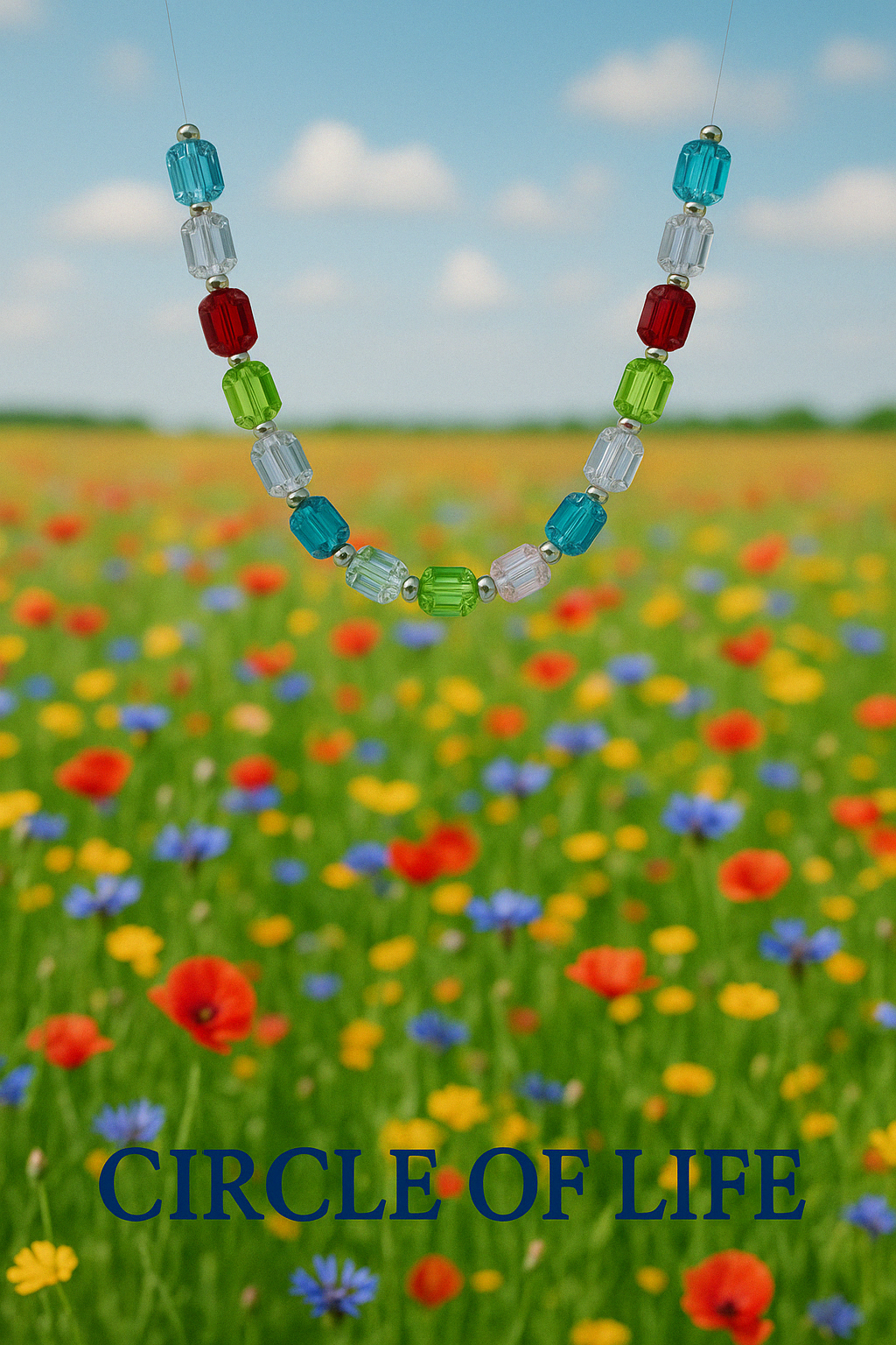 Memory-Custom made ,Necklace "Circle of Life "