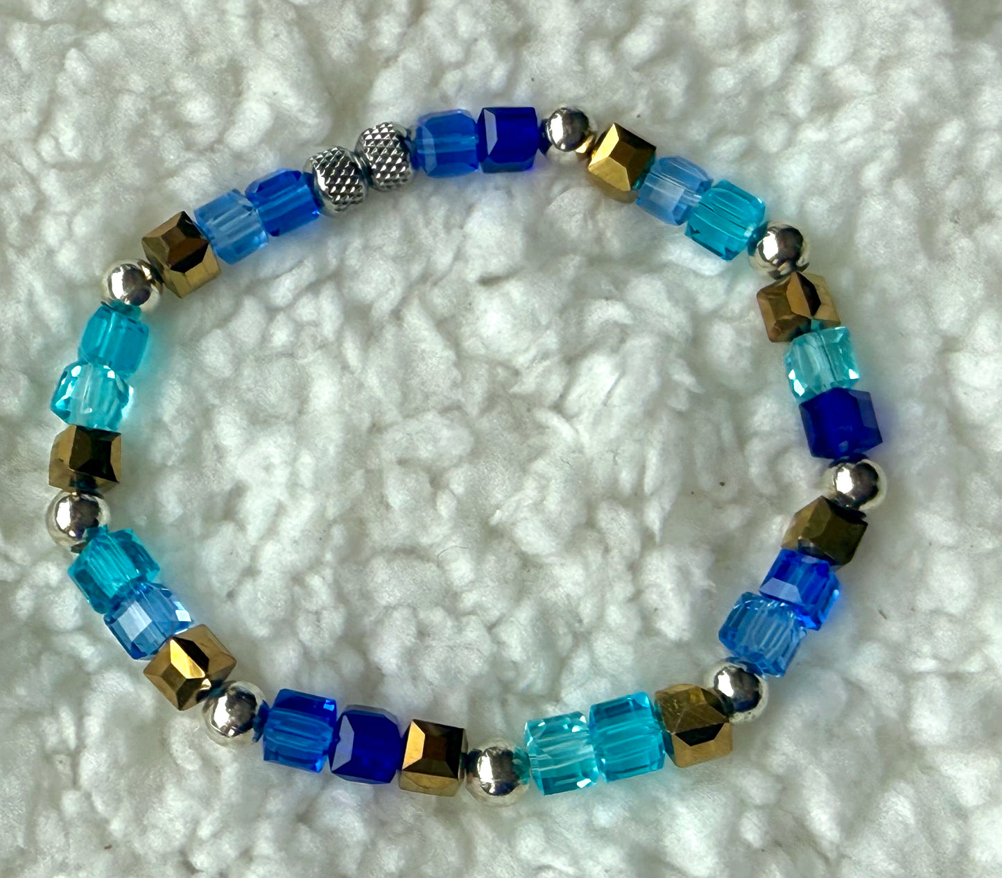 Golden Blue Bracelet