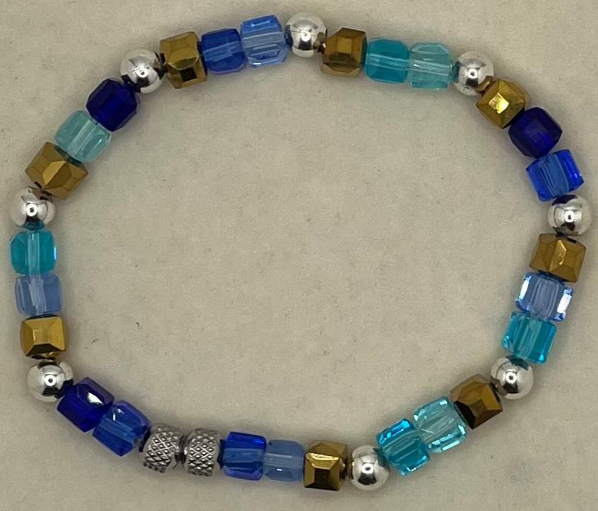 Golden Blue Bracelet