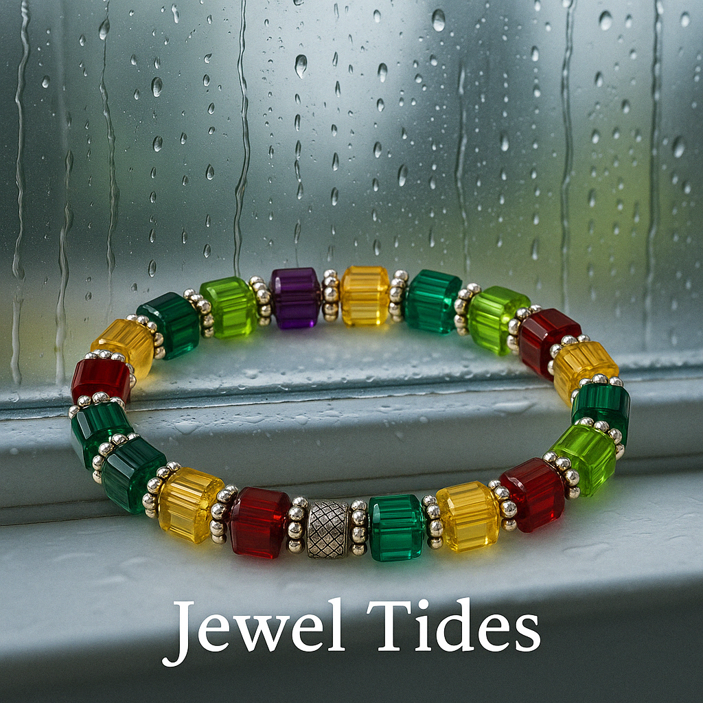 Memory-Custom made birthstone bracelet "Jewel Tides"