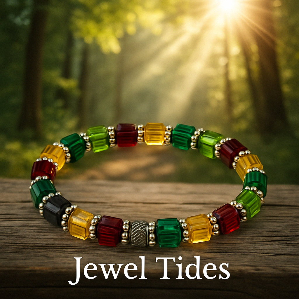 Memory-Custom made birthstone bracelet "Jewel Tides"