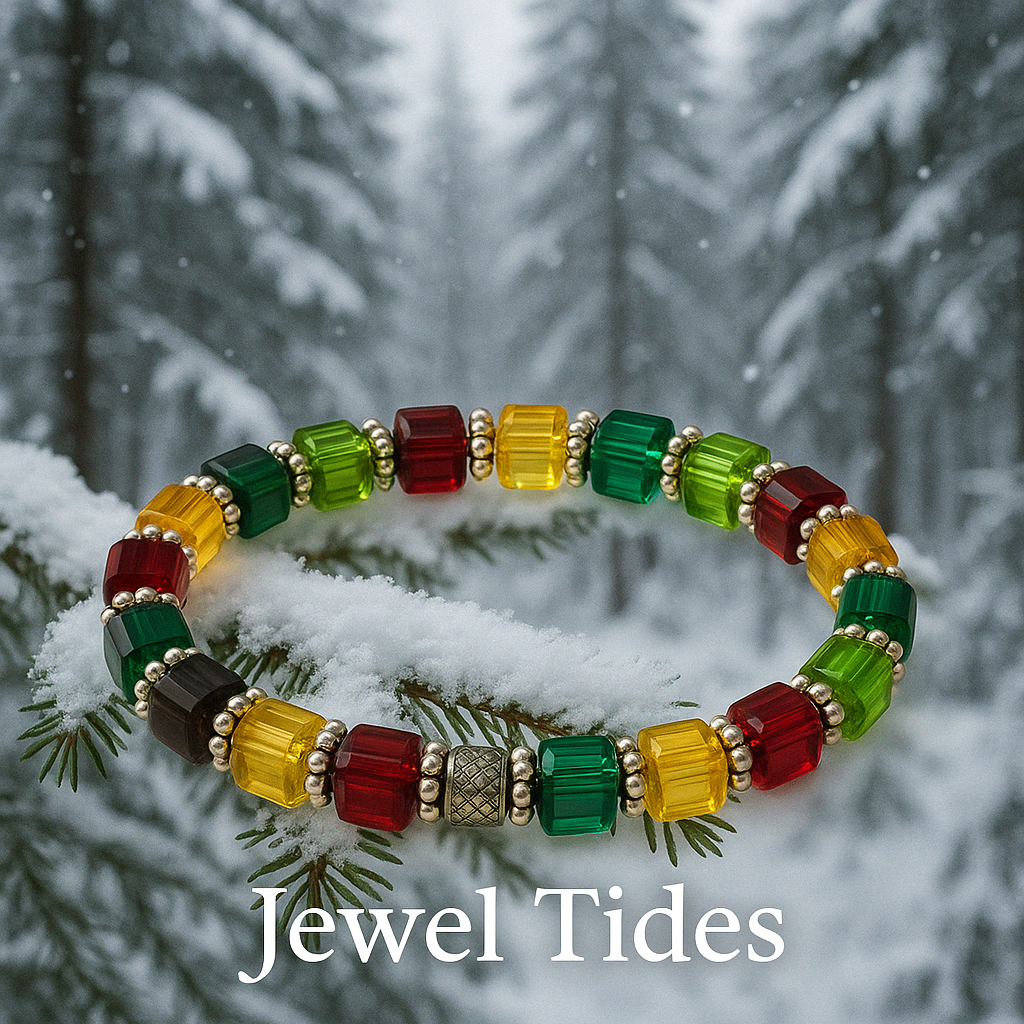 Memory-Custom made birthstone bracelet "Jewel Tides"