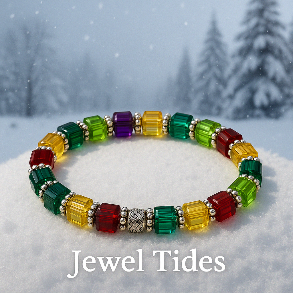 Memory-Custom made birthstone bracelet "Jewel Tides"