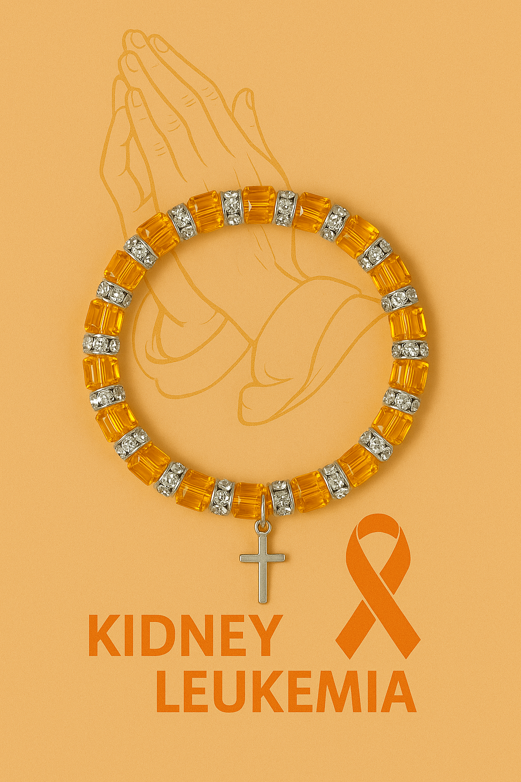 Courage Collection-Kidney & Leukemia Awareness Bracelet