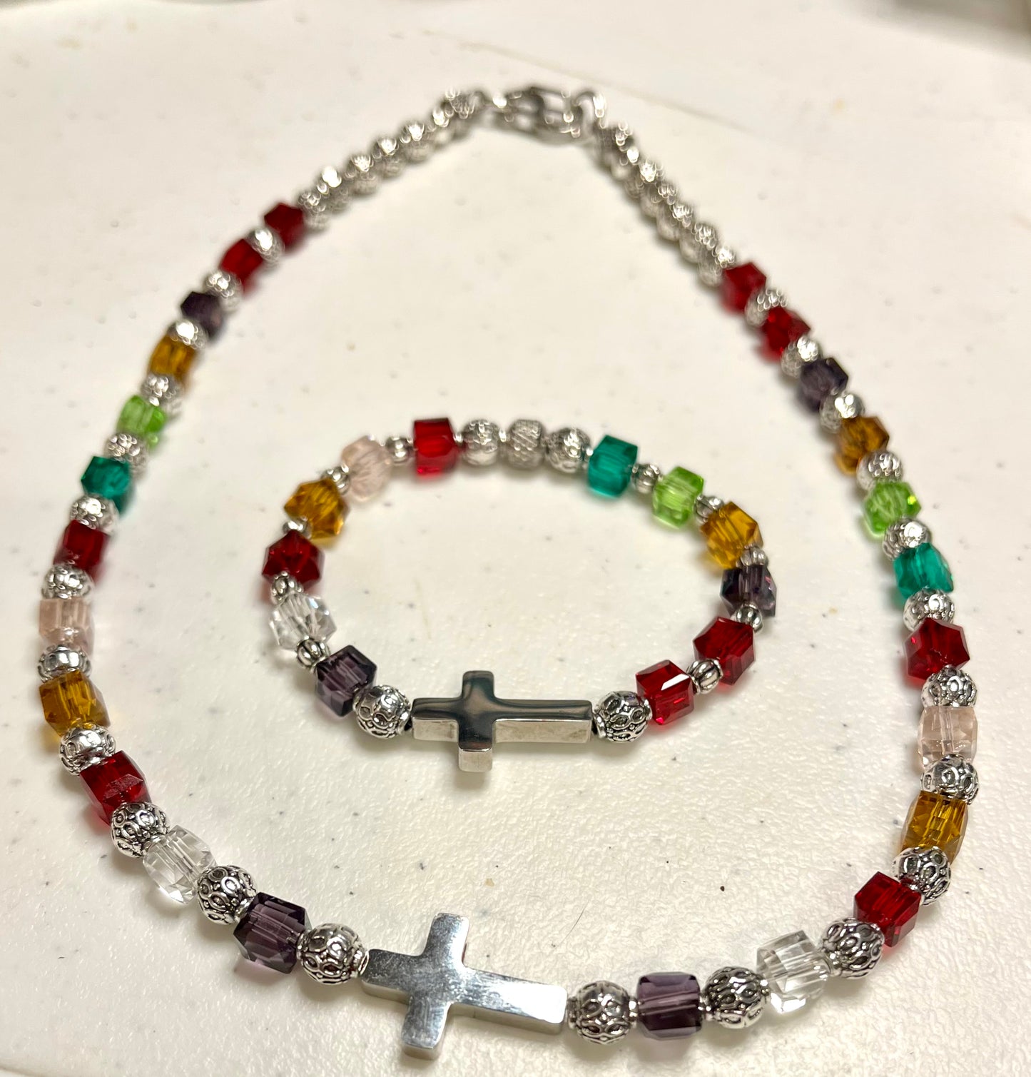 Heavenly Grace Memory -Family - Necklace & Bracelet Set