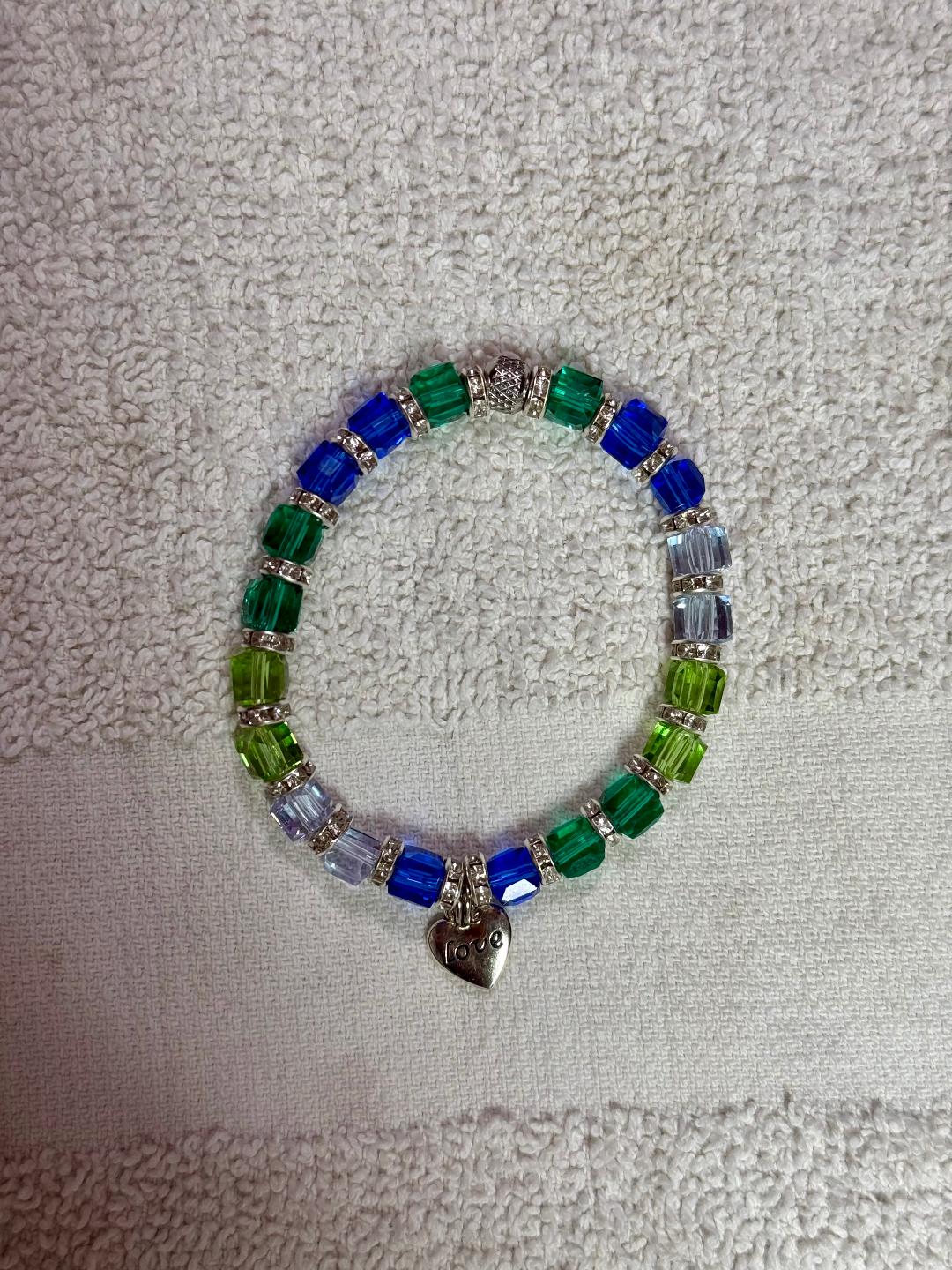 Memory-Custom Made Memory Bracelet -Mermaids Heart-