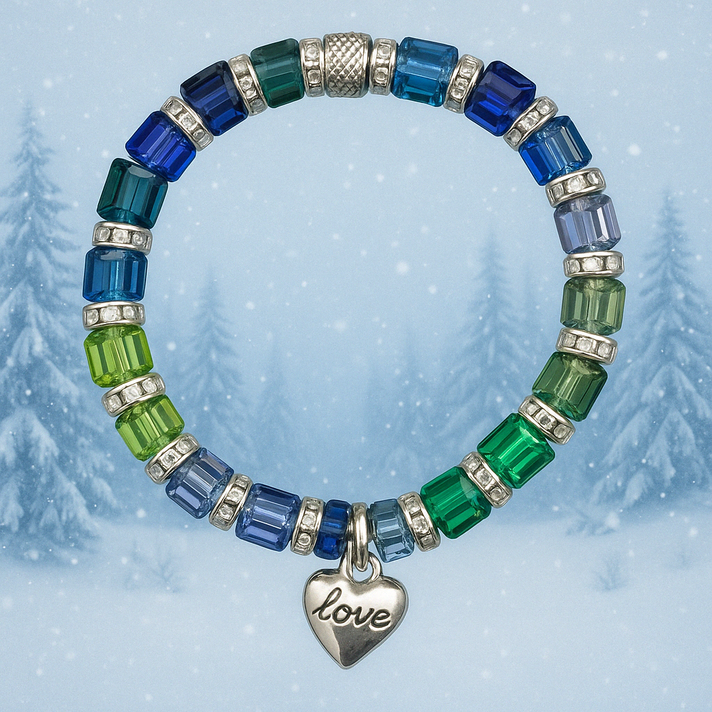 Memory-Custom Made Memory Bracelet -Mermaids Heart-
