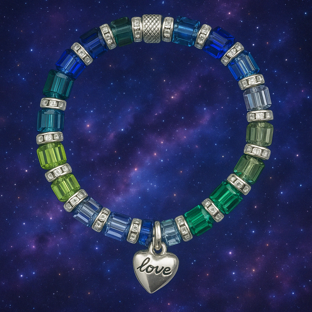 Memory-Custom Made Memory Bracelet -Mermaids Heart-