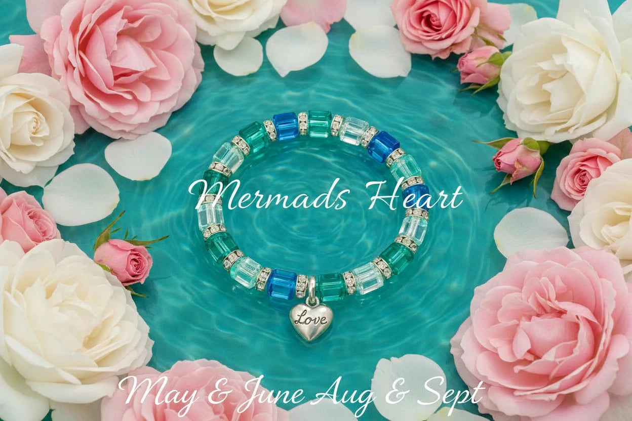 Memory-Custom Made Memory Bracelet -Mermaids Heart-