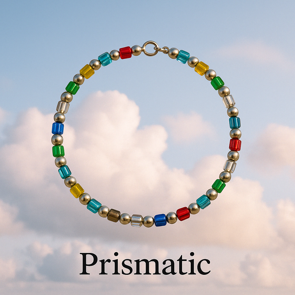 Prismatic Elegance Ankle Bracelet