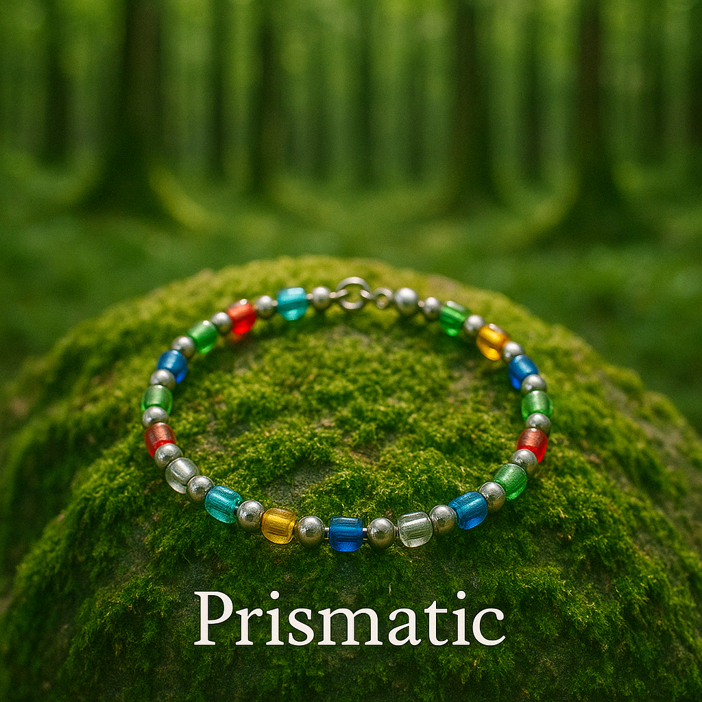 Prismatic Elegance Ankle Bracelet