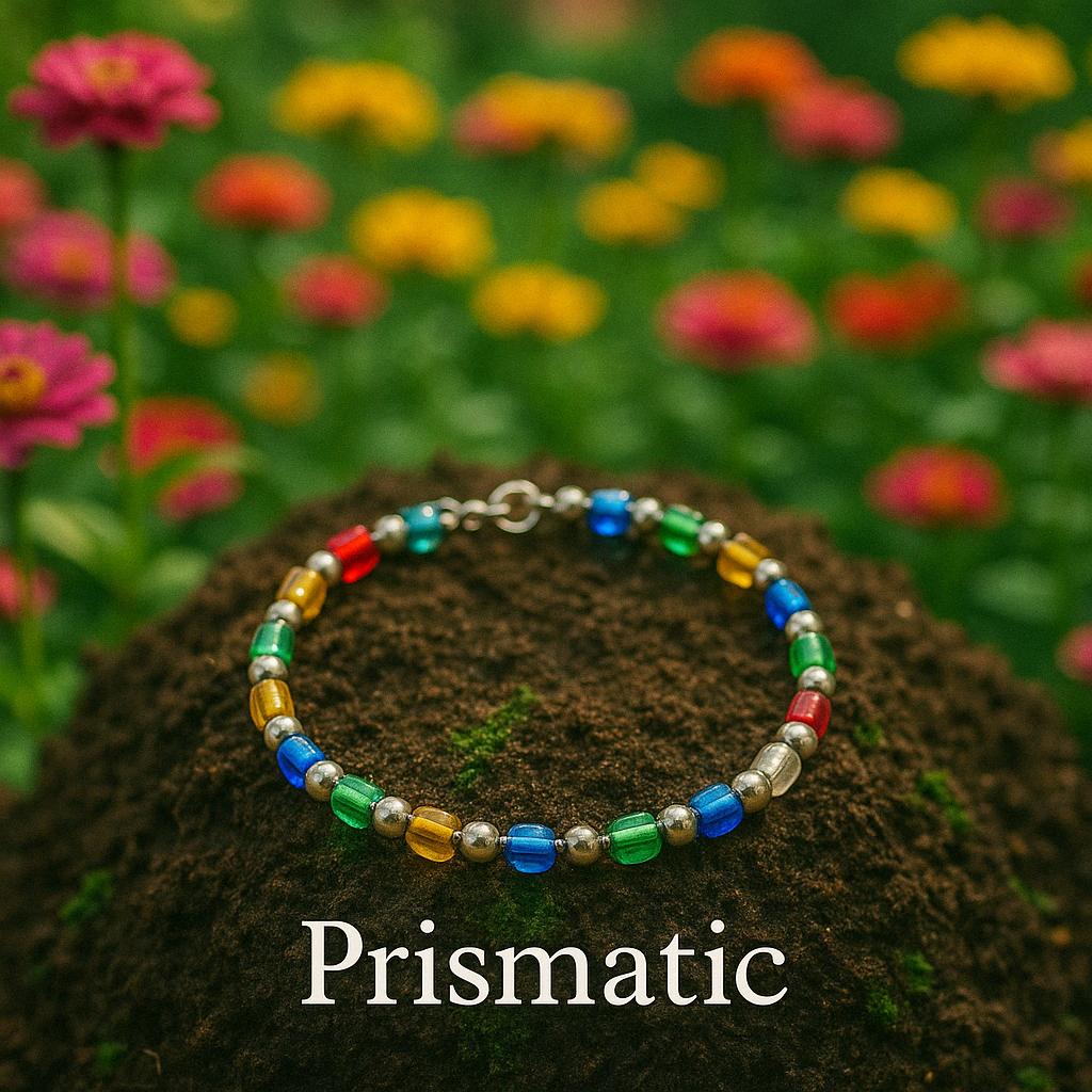 Prismatic Elegance Ankle Bracelet