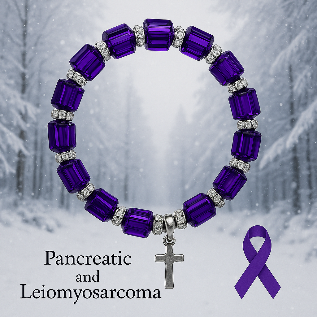 Courage Collection-Pancreatic & Leiomyosarcoma Awareness Bracelet