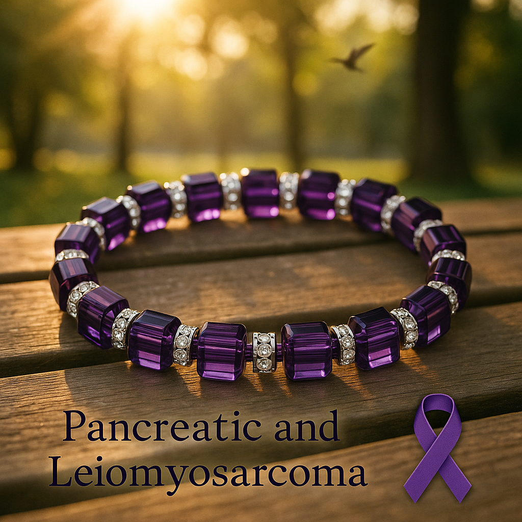 Courage Collection-Pancreatic & Leiomyosarcoma Awareness Bracelet