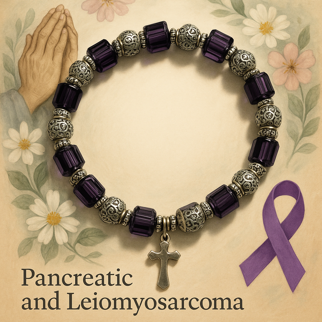 Courage Collection-Pancreatic & Leiomyosarcoma Awareness Bracelet