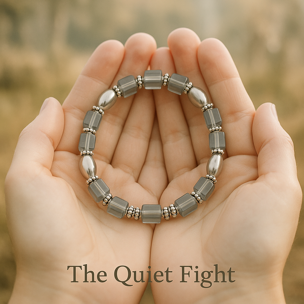 Courage Collection-Awareness Bracelet -Brain Cancer -Quiet Fight
