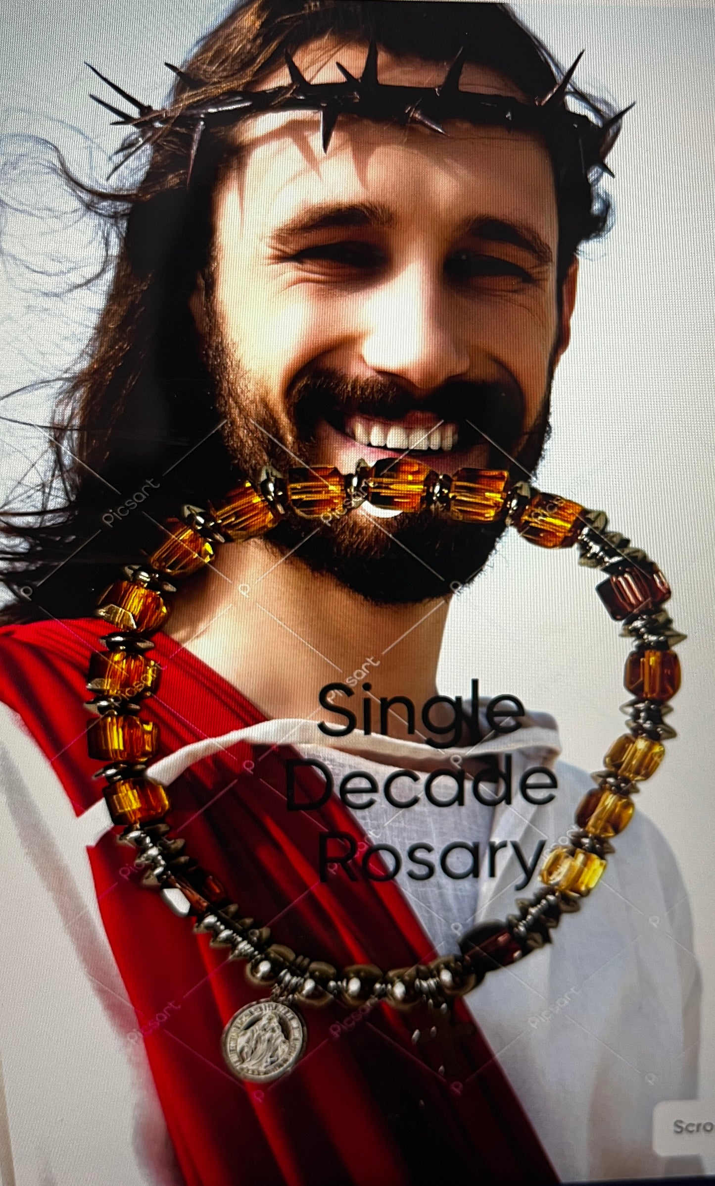 Heavenly Grace Single Decade Rosary-Grace- Bracelet