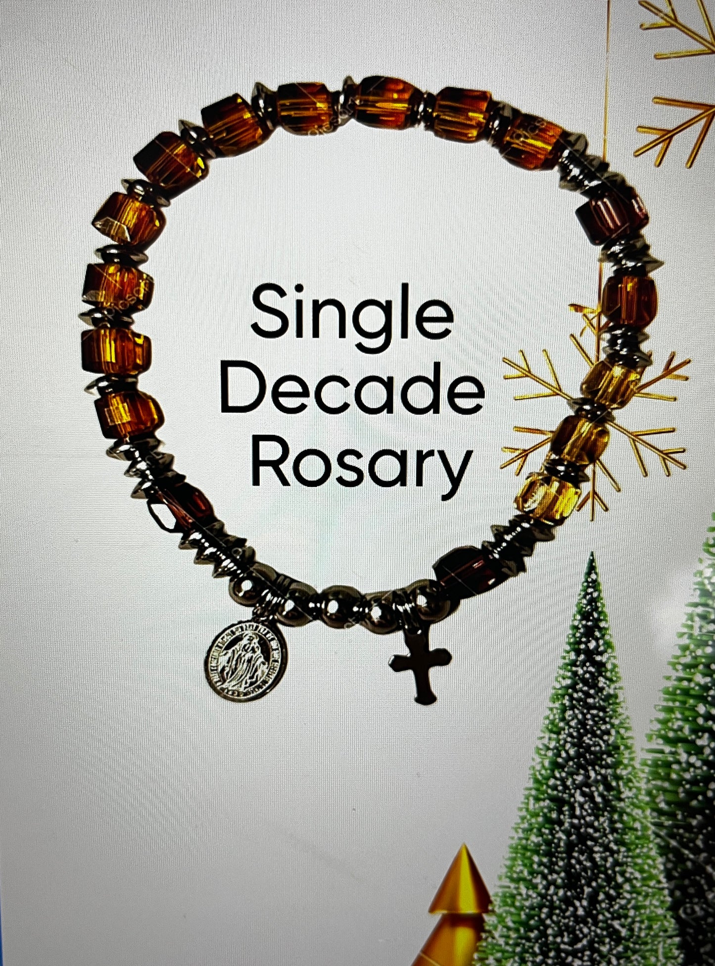 Heavenly Grace Single Decade Rosary-Grace- Bracelet