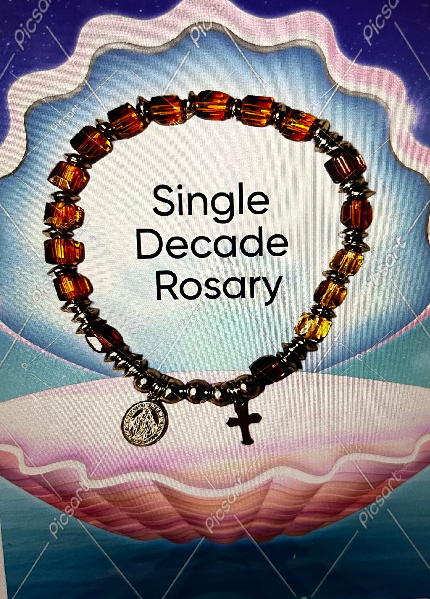 Heavenly Grace Single Decade Rosary-Grace- Bracelet