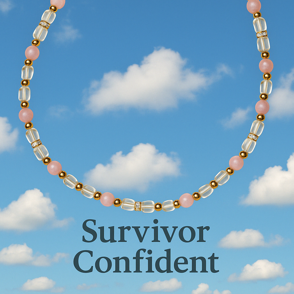 Survivor -Confident-Necklace 6mm Gold Tone