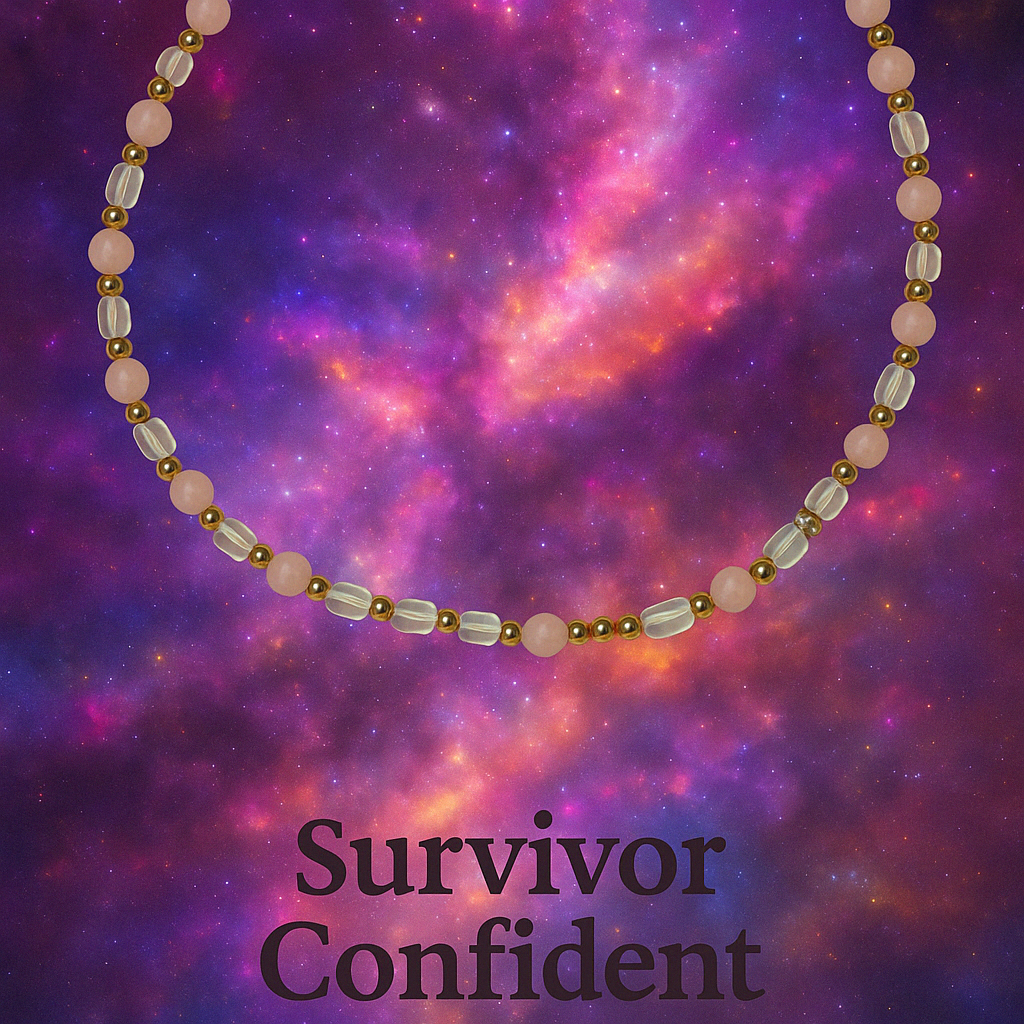 Survivor -Confident-Necklace 6mm Gold Tone
