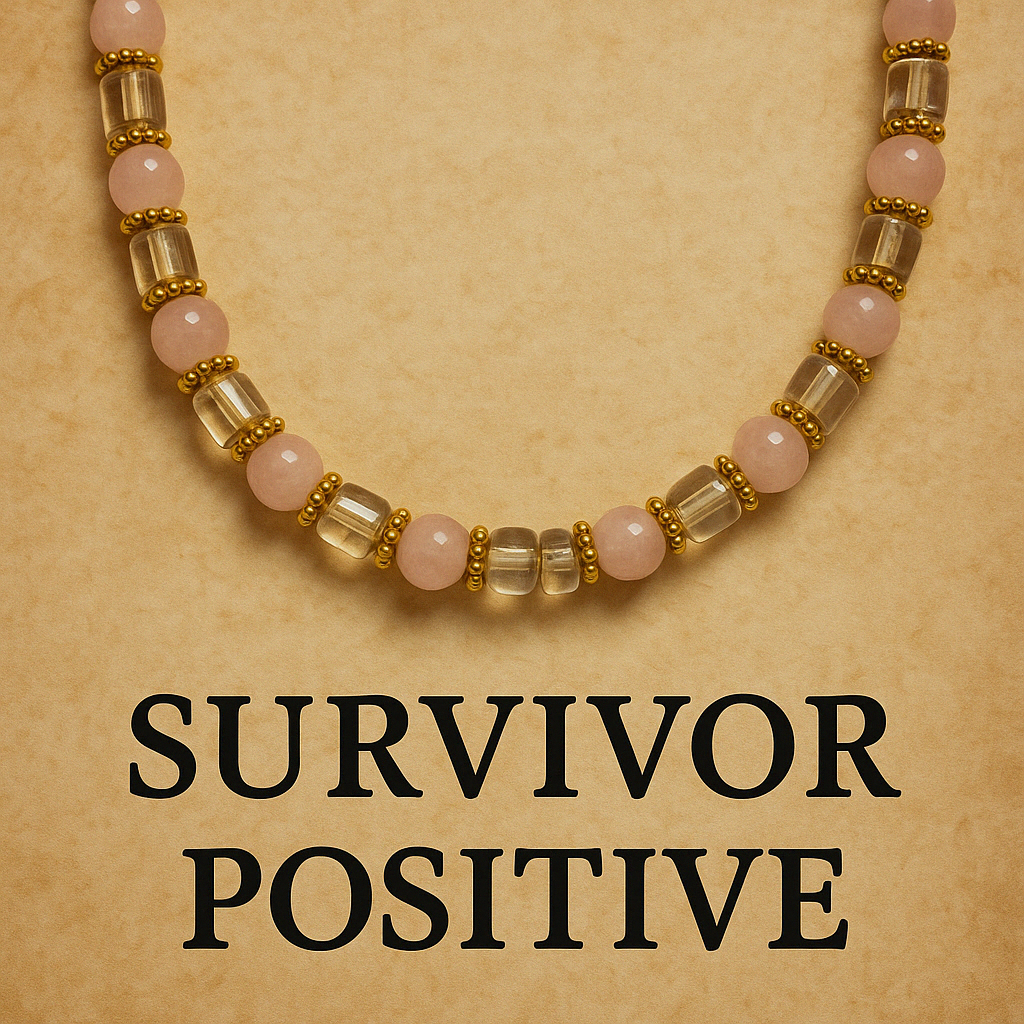 Survivor- Positive- Necklace in Silver or Gold tone