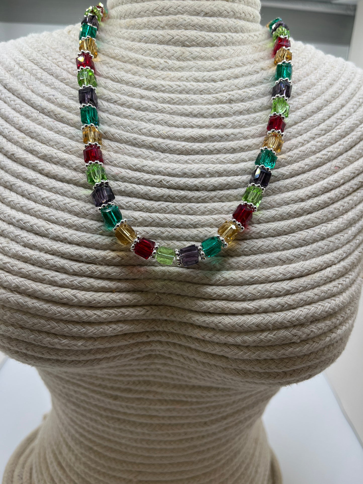 Memory-Custom made birthstone Necklace for Jan,feb,May,Aug,Nov