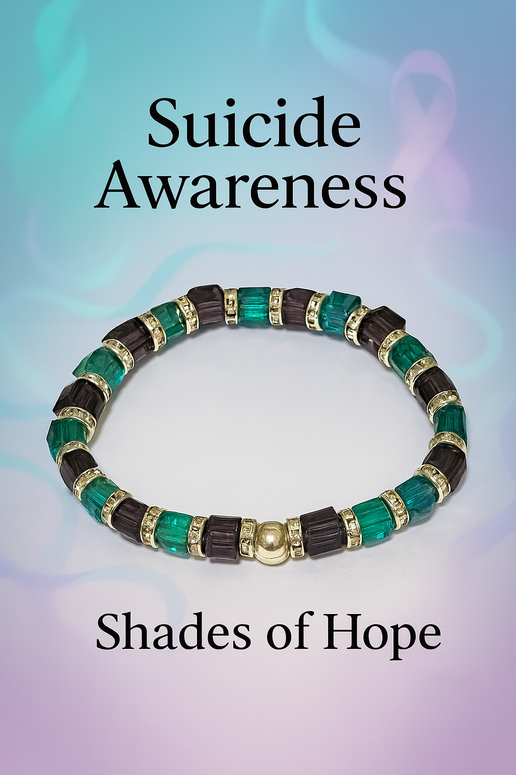 Suicide. Awareness Bracelet -Shades of Hope