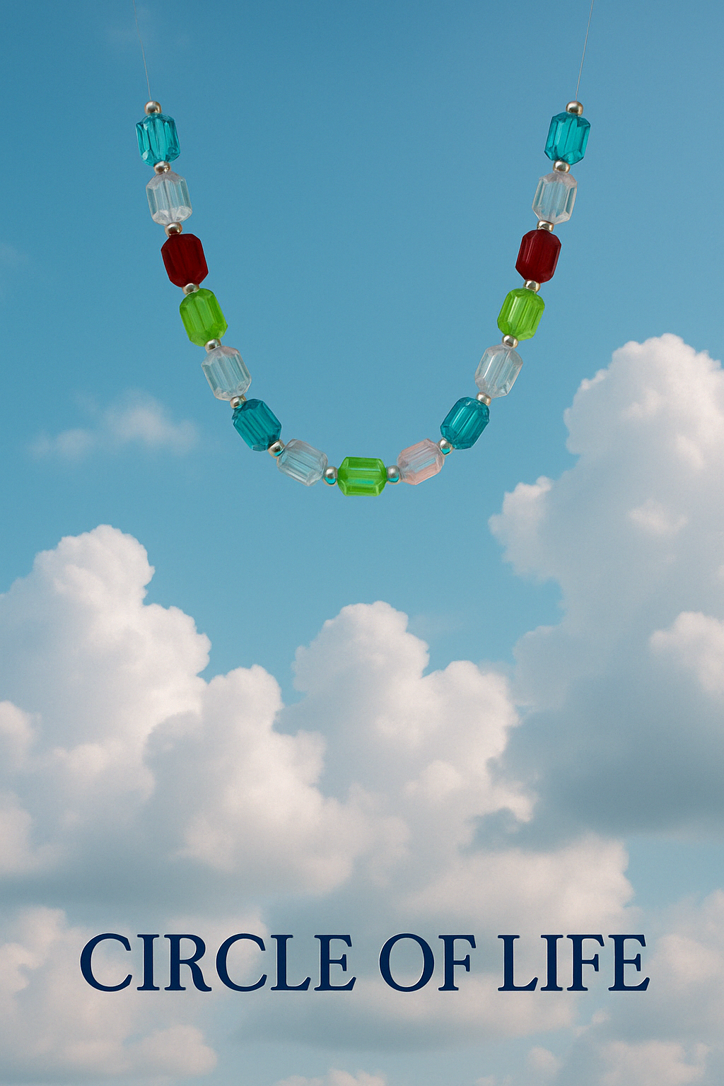 Memory-Custom made ,Necklace "Circle of Life "