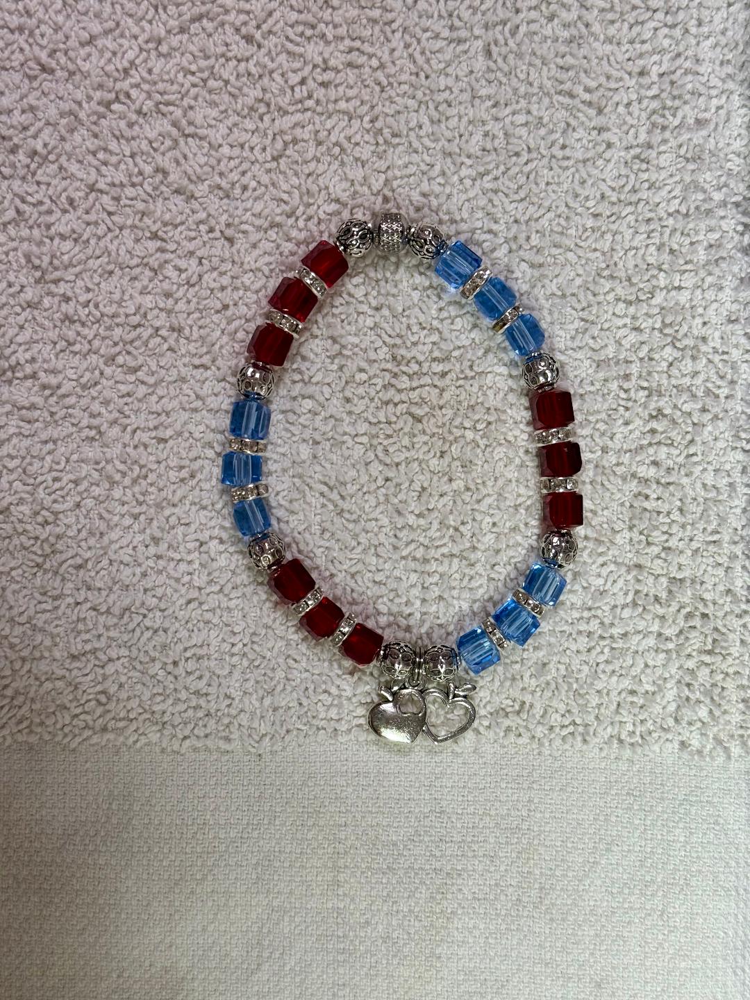 Memory-Custom made memory bracelet- Icy Flame-