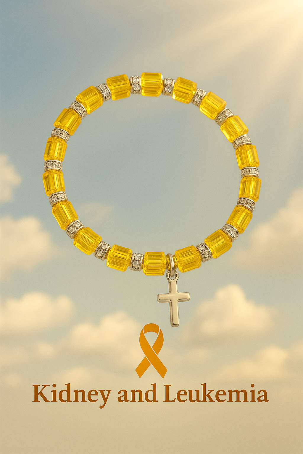 Courage Collection-Kidney & Leukemia Awareness Bracelet