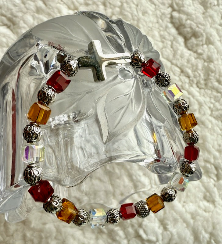 Heavenely Grace Collection -Grace- Bracelet with Jan & Nov Crystals