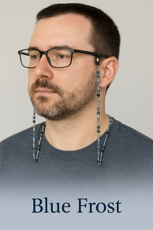 Eyeglass Catcher Collection Men's corner -Blue frost