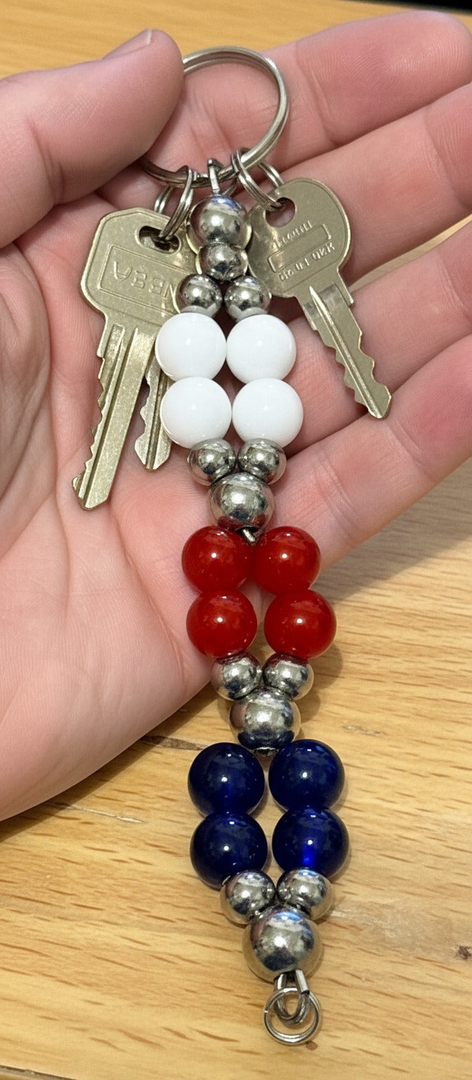 Sport color Keychain -Buffalo Bills Theme