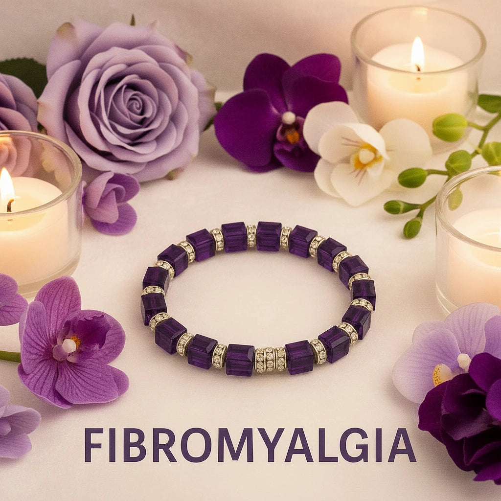 Courage Collection-Fibromyalgia Awareness Bracelet