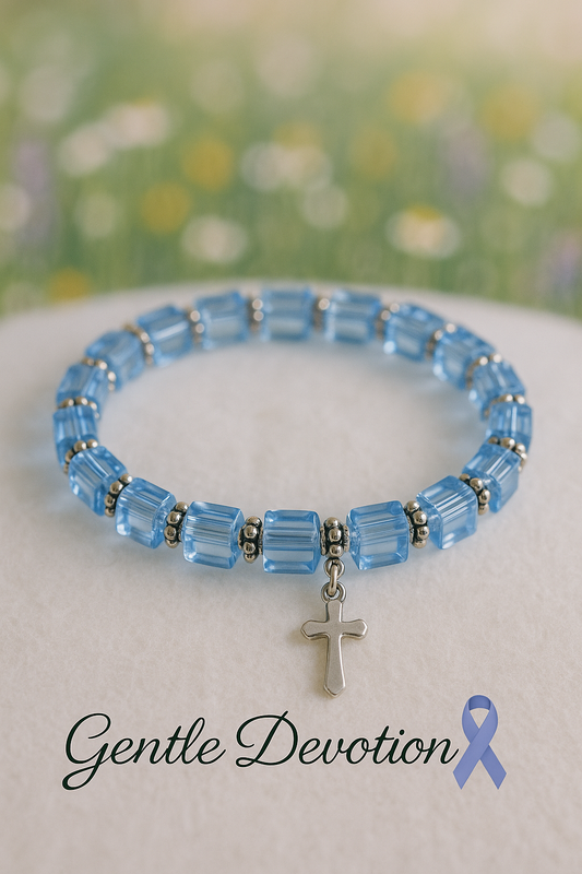 Courage Collection-Custom Cancer Awareness Esophageal cancer-Gentle Devotion Bracelet