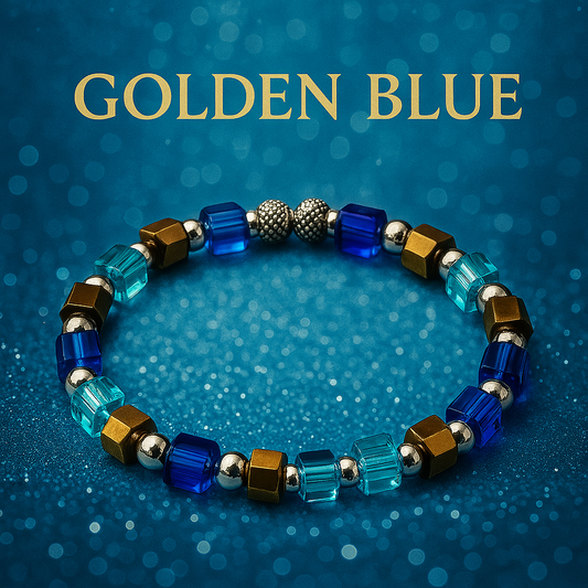 Golden Blue Bracelet