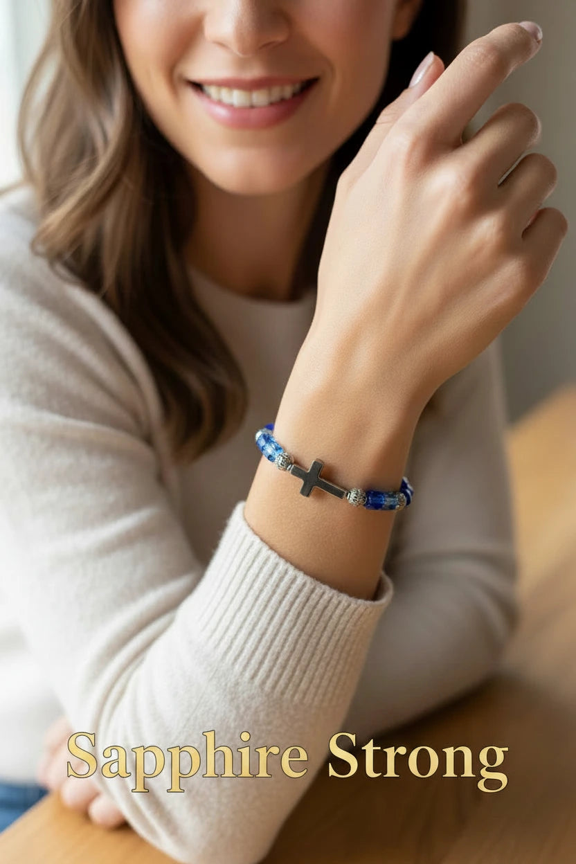 Heavenly Grace-Sapphire Strong- Bracelet