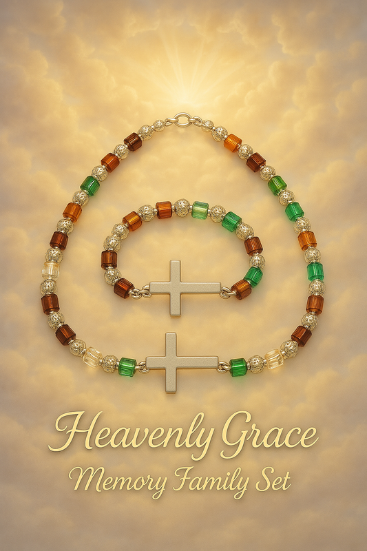 Heavenly Grace Memory -Family - Necklace & Bracelet Set