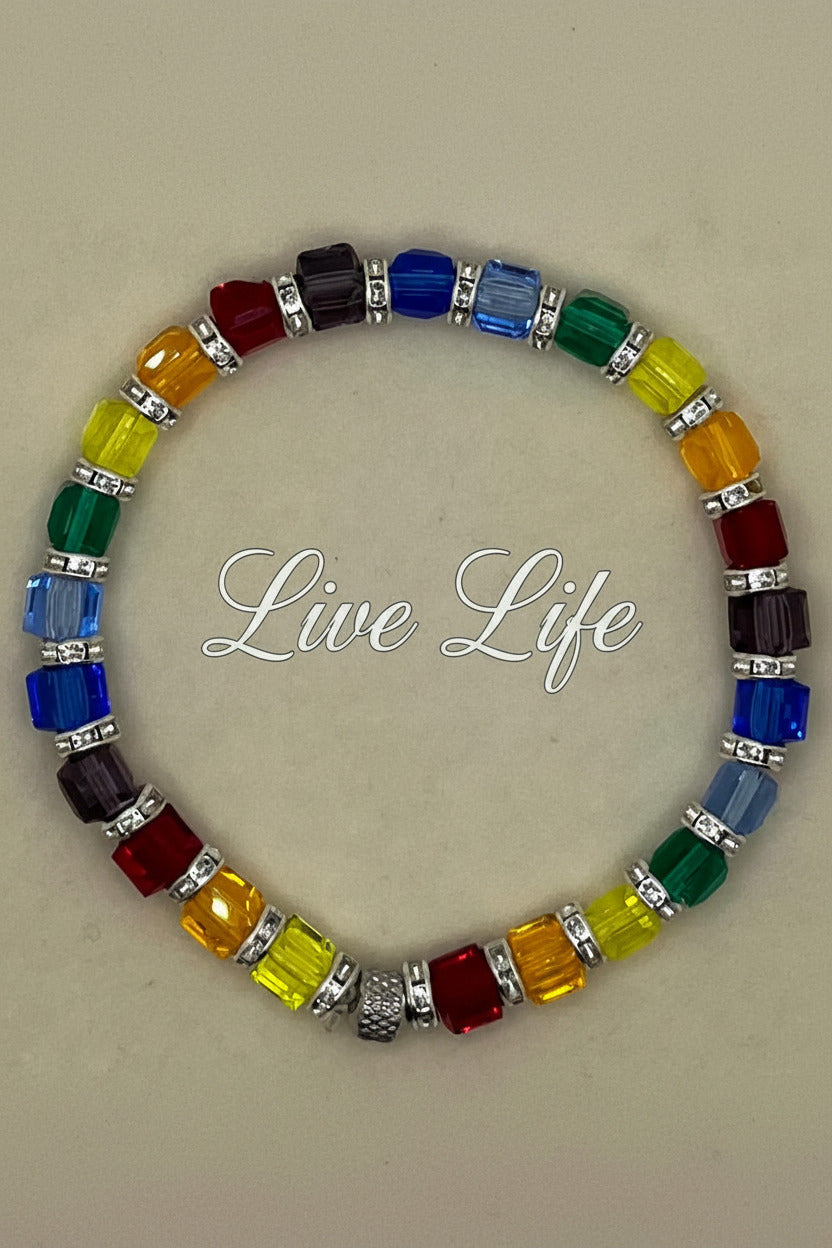 Collection-Unified Spectrum -Live Life- Bracelet