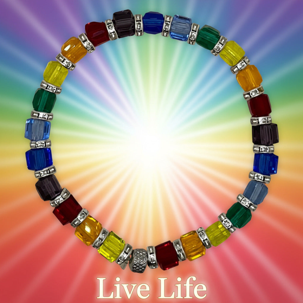 Collection-Unified Spectrum -Live Life- Bracelet
