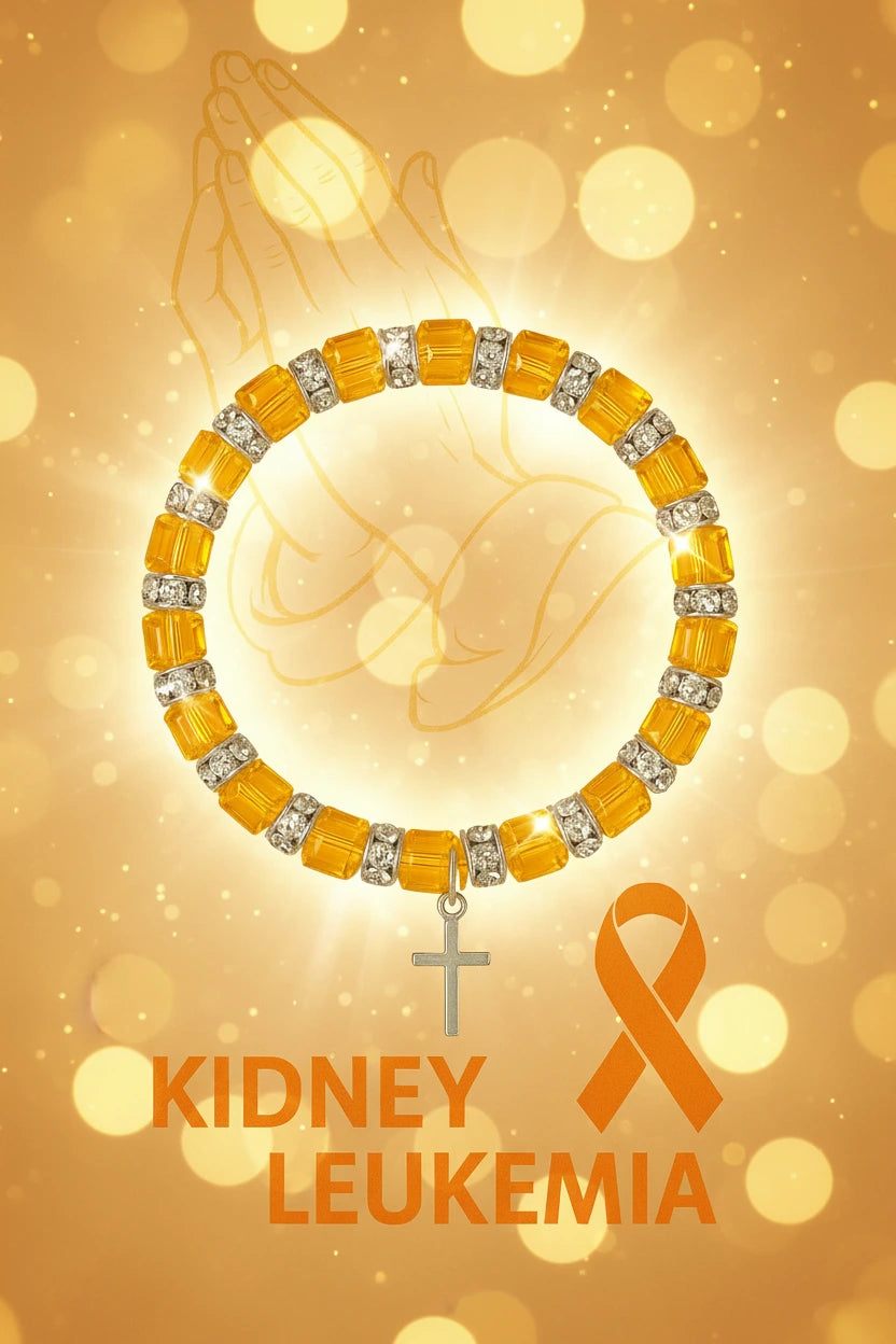 Courage Collection-Kidney & Leukemia Awareness Bracelet