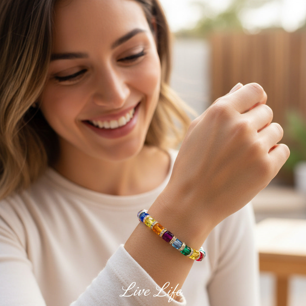 Collection-Unified Spectrum -Live Life- Bracelet