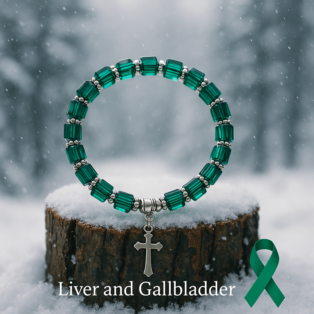 Courage Collection Cancer Awareness Bracelet-Liver and Gall bladder
