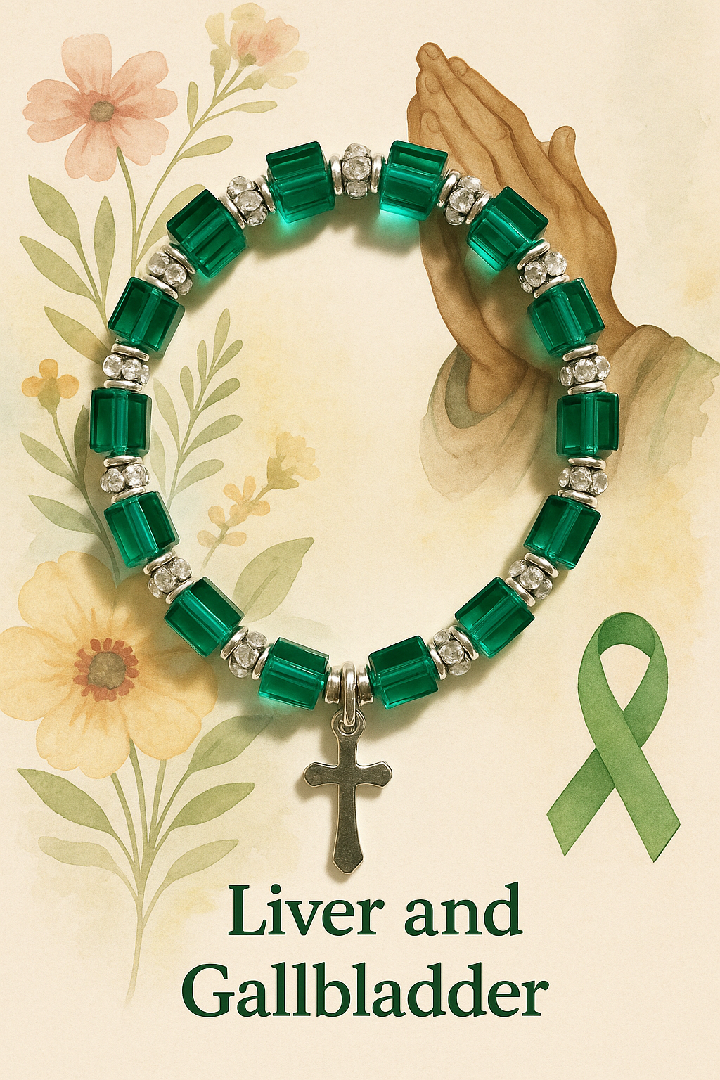 Courage Collection Cancer Awareness Bracelet-Liver and Gall bladder