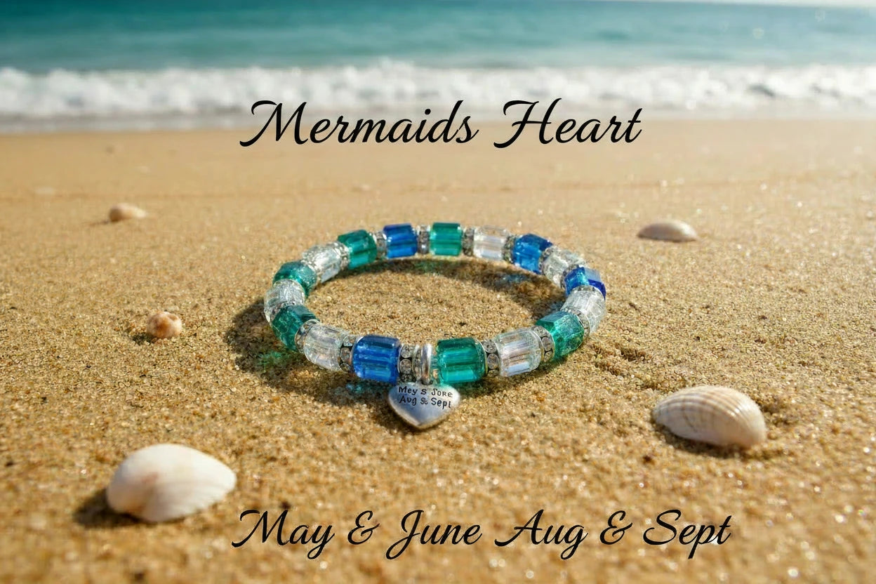 Memory-Custom Made Memory Bracelet -Mermaids Heart-