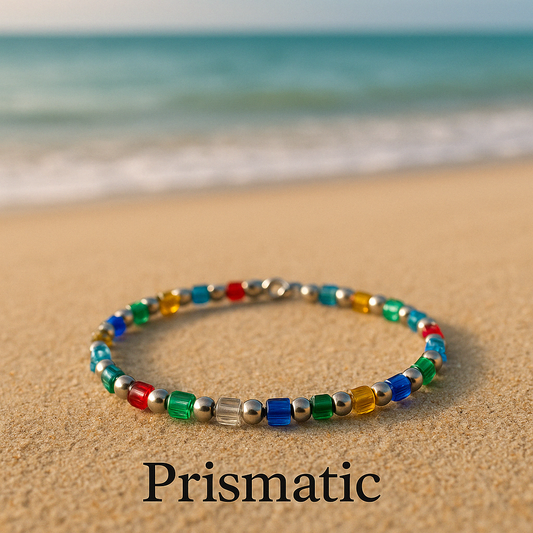 Prismatic Elegance Ankle Bracelet